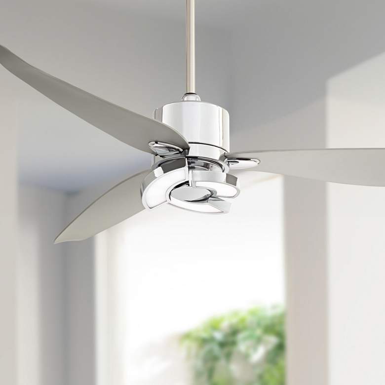56" Possini Vengeance Chrome image
